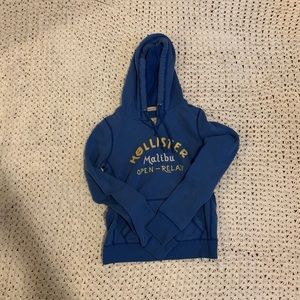 Hollister blue hoodie. Size medium